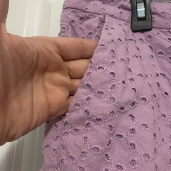 2/$25 🎉 OLD NAVY everyday shorts - purple eyelet size 14 - Picture 3 of 7